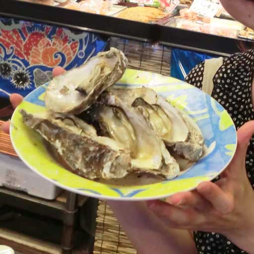 北海道厚岸町の牡蠣