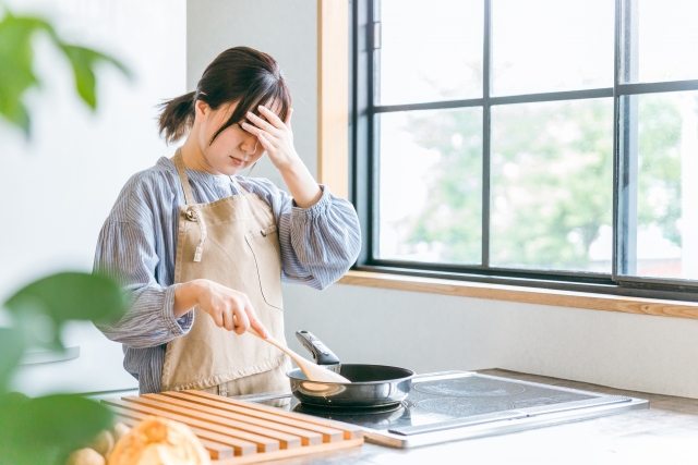 ホルモンバランスが乱れている女性のイメージ