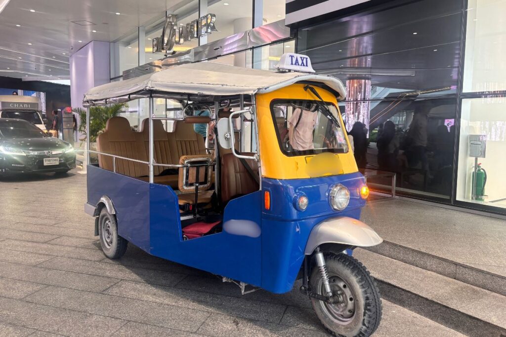 タイ・バンコクのトゥクトゥク移動予約サービス「Muvmi」のマップ